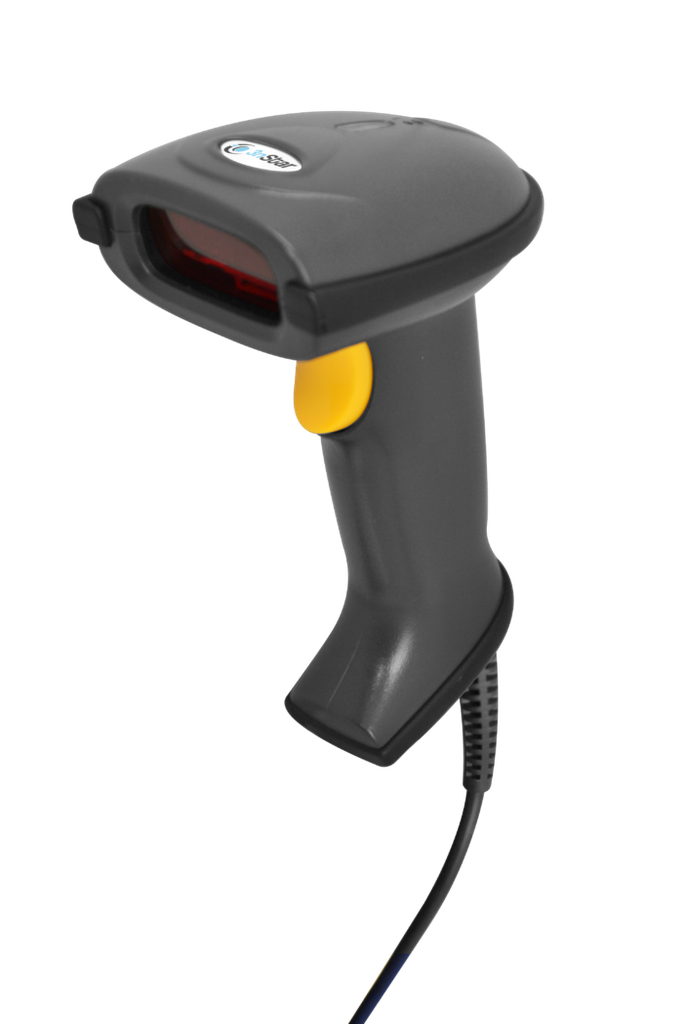 Handheld Barcode 1D Scanner, Autosense with Base - 2 Years Warranty