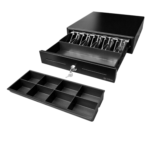 Gaveta de Dinero Metálica con Microswitch 410x420mm